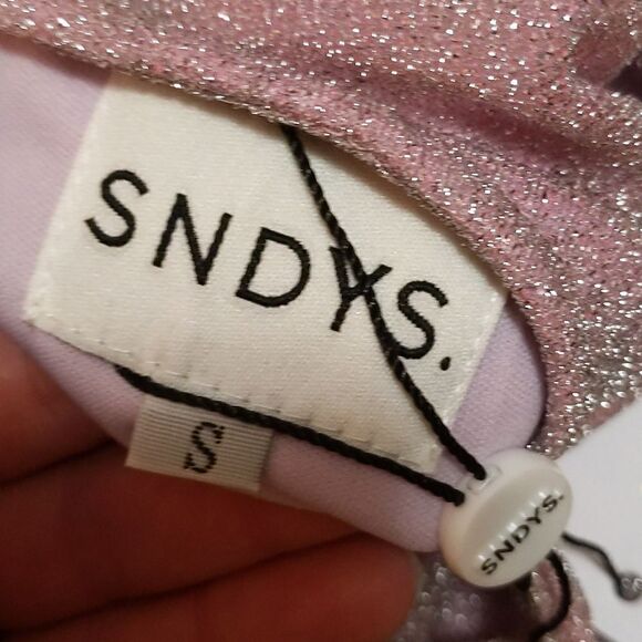 SNDYS Sundays The Label Kenny Dress in Pink S NWT - Picture 6 of 7